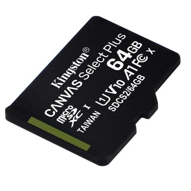 Карта пам'яті Kingston microSD 64GB C10 UHS-I R100MB/s SDCS2/64GBSP фото