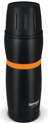 Термос 8x25.5см (0.48л) Lamart LT4054 черный, полоска оранж LT4054 фото