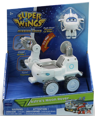 Ігровий набір Super Wings Mission Teams Astra's Moon Rover, Місячний автомобіль Астри EU730844 фото