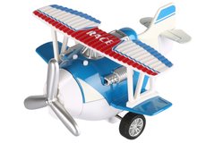 Літак металевий інерційний Same Toy Aircraft синій зі світлом і музикою SY8012Ut-2 фото