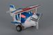 Літак металевий інерційний Same Toy Aircraft синій зі світлом і музикою 2 - магазин Coolbaba Toys
