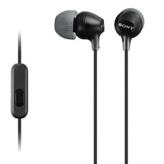 Наушники Sony MDR-EX15AP In-ear Mic Black MDREX15APB.CE7 фото