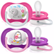 Avent Пустушка ортодонтична Ultra Air Animal для дівчат 6-18 міс 2шт 1 - магазин Coolbaba Toys