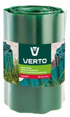 Лента газонная Verto, бордюрная, волнистая, 20см x 9м, зеленый 15G512 фото