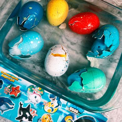 Іграшка, що зростає, в яйці «Ocean Eggs» - ПОВЕЛИТЕЛІ ОКЕАНІВ І МОРІВ (в асорт., в диспл.) T001-2019 фото