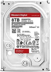 Жесткий диск WD 8TB 3.5" 7200 256MB SATA Red Pro NAS WD8003FFBX фото