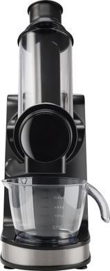 Gorenje Соковитискач Gorenje відцентрований 200Вт, чаша-0.4л, жмих-0.6л, жолоб XXL, пластик/метал, чорний JC200BE фото