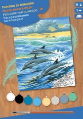 Набор для творчества Sequin Art PAINTING BY NUMBERS JUNIOR Дельфины SA0031 фото