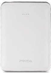 Портативний зарядний пристрій Remax Proda Mink 10000mAh 2USB-2A white - купити в інтернет-магазині Coolbaba Toys