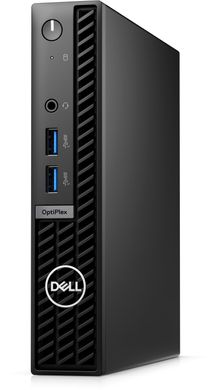 Dell Комп'ютер персональний неттоп OptiPlex 7010 MFF, Intel i3-13100T, 8GB, F256GB, UMA, WiFi, кл+м, Win11P N003O7010MFF фото