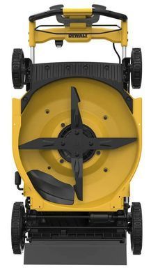 DeWALT Аккумуляторная газонокосилка, 2 аккумулятора по 18 В, 2 аккумулятора по 8 А&middot;ч, ширина реза 53 см, рабочий объем 67 л, высота среза 25&ndash;102 мм, вес 30 кг DCMWSP156W2 фото