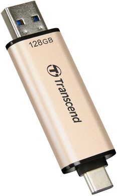 Накопичувач Transcend 128GB USB 3.2 Type-A + Type-C JetFlash 930 Black R420/W400MB/s TS128GJF930C фото