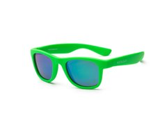 Дитячі сонцезахисні окуляри Koolsun неоново-зелені серії Wave (Розмір: 1+) KS-WANG001 фото