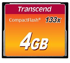 Карта памяти Transcend CF 4GB 133X TS4GCF133 фото