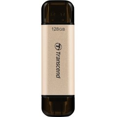 Накопичувач Transcend 128GB USB 3.2 Type-A + Type-C JetFlash 930 Black R420/W400MB/s TS128GJF930C фото
