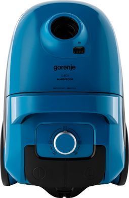Gorenje Пилосос Gorenje мішковий, 750Вт, конт пил -3л, HEPA, телескоп трубка, синій VCE22G4HGR фото