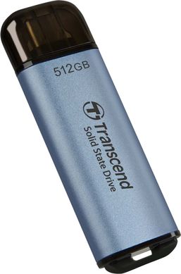 Transcend Портативний SSD 512GB USB 3.1 Gen 2 Type-C ESD300 Blue TS512GESD300C фото