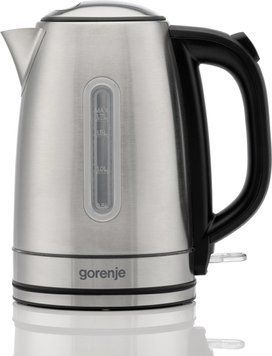 Gorenje Електрочайник 1.7л, Strix-контроль, метал, нерж K17DS фото