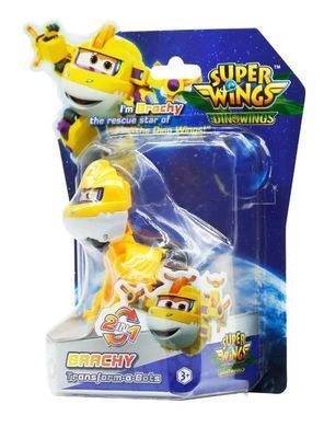 Super Wings Ігрова фігурка-трансформер Super Wings Transform-a-Bots Брахі (Brachy), 5см YW790043 фото