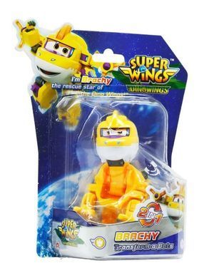 Super Wings Ігрова фігурка-трансформер Super Wings Transform-a-Bots Брахі (Brachy), 5см YW790043 фото