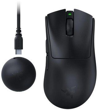 Razer DeathAdder V4 Pro Gen-2, USB-A/WL, чорний RZ01-05330100-R3G1 фото