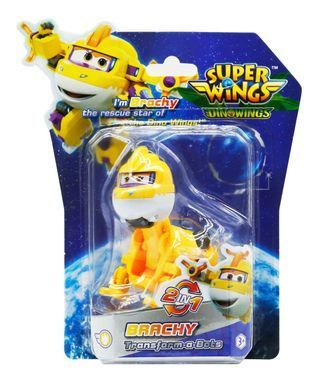 Super Wings Ігрова фігурка-трансформер Super Wings Transform-a-Bots Брахі (Brachy), 5см YW790043 фото