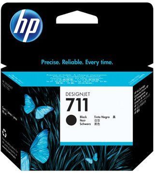 Картридж HP 711 DesignJet T120/T125/T130/T520 Black 80ml CZ133A фото
