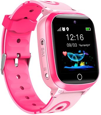 GoGPSme Дитячий GPS годинник-телефон ME K17 Рожевий K17PK фото