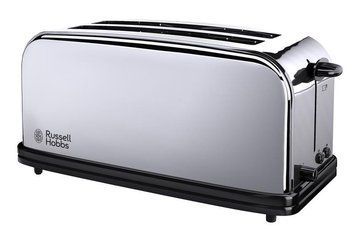 Russell Hobbs Тостер Chester, 1600Вт, метал, довгі слоти на 4 тости, сріблястий