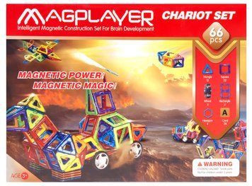 MagPlayer Конструктор магнитный 66 ед. (MPA-66) MPA-66 фото