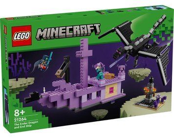 LEGO Конструктор Minecraft Дракон Енду и Корабль Краю 21264 фото