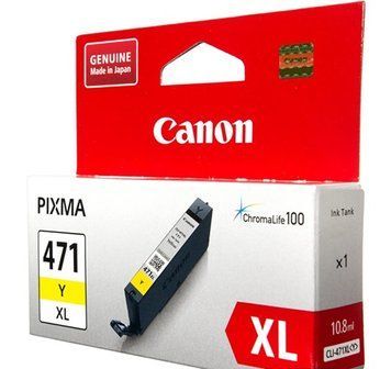 Картридж Canon CLI-471Y XL PIXMA MG5740/MG6840 Yellow 0349C001 фото