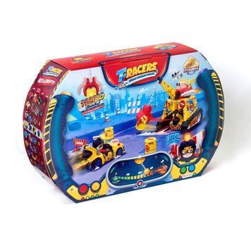Игровой набор T-RACERS &ndash; ТУРБОКРАН (машинка-конструктор, гонщик, аксесс.) PTRSD014IN11 фото