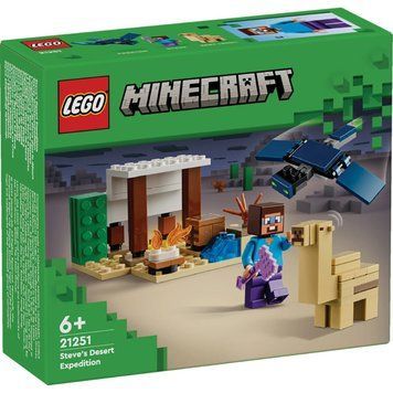 LEGO Конструктор Minecraft Експедиція Стіва в пустелю 21251 фото