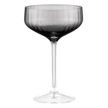 ARDESTO Champagne glasses set Black Mars 330ml, 2pcs, glass, grey AR2633GF фото