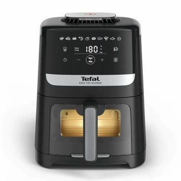 Tefal Мультипіч Easy Fry Silence Vision, 1670Вт, чаша-5л, сенсорне керув., 10 програм, з віконцем, пластик, чорний EY5568E0 фото