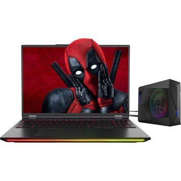 Dream Machines Ноутбук RX5090-16 16WQXGA, Intel U9-275HX, 32GB, F2TB, NVD5090-24, DOS, чорний RX5090-16UA22 фото