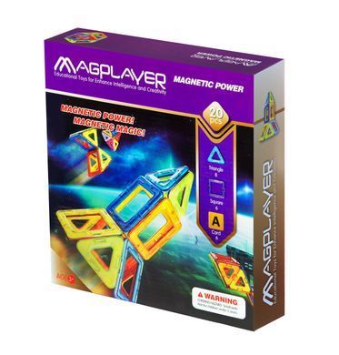 MagPlayer Конструктор магнітний 20 од. (MPA-20) MPA-20 фото