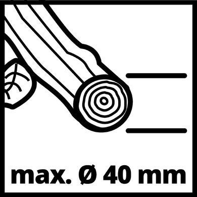 Einhell Измельчитель садовый GC-KS 2540, 2000 Вт, диам. 40 мм, ножевой вал 3430330 фото
