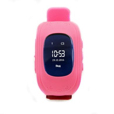 Дитячий GPS годинник-телефон GOGPS ME K50 Рожевий K50PK фото