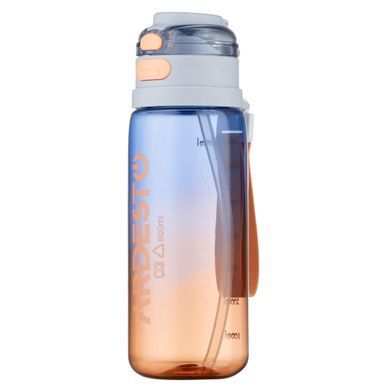 ARDESTO Пляшка для води ARDESTO Gym 800мл, пластик, блакитний