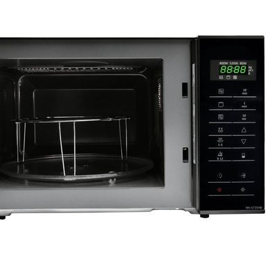 Panasonic Мікрохвильова піч Panasonic, 23л, 800Вт, гриль, дисплей, чорний NN-GT35HBZUE фото