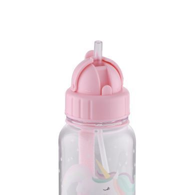 ARDESTO Бутылка для воды детская Unicorn, 500мл, пластик, розовый