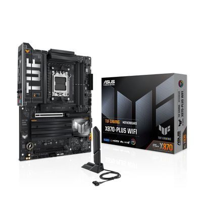 ASUS Материнcька плата TUF GAMING X870-PLUS WIFI sAM5 X870 4xDDR5 M.2 HDMI WiFi BT ATX 90MB1IU0-M0EAY0 фото