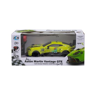 Автомобиль KS DRIVE на р/у - ASTON MARTIN NEW VANTAGE GTE (1:24, 2.4Ghz, зелёный) 124RAMG фото