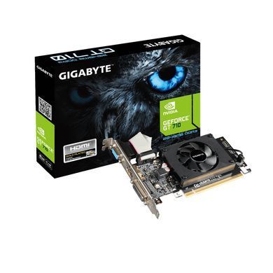 Gigabyte Видеокарта GeForce GT710 2GB DDR3 64bit HDMI-DVI-VGA low profile GV-N710D3-2GL фото