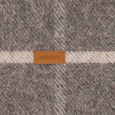 ARDESTO Плед Ardesto Leonardo Alpina, 140x200см, 100% вовна, сірий