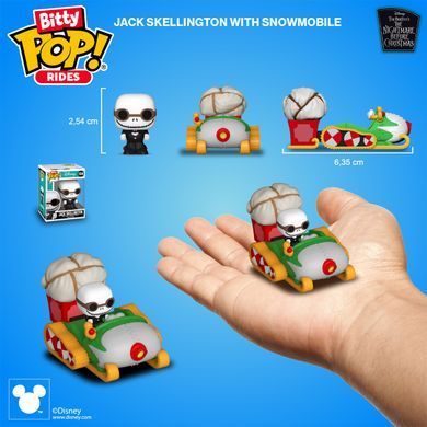 Набор фигурок BITTY POP! Ride серии "Кошмар перед Рождеством" - ДЖЕК СКЕЛЛИНГТОН И СНЕГОХОД 83624 фото