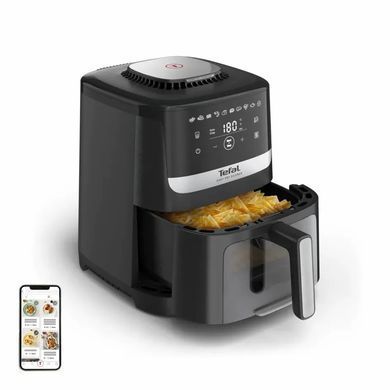 Tefal Мультипіч Easy Fry Silence Vision, 1670Вт, чаша-5л, сенсорне керув., 10 програм, з віконцем, пластик, чорний EY5568E0 фото
