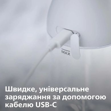 Philips Іригатор портативний Sonicare Cordless Power Flosser 3000, чаша 250 мл, чохол, 2 насадки , білий HX3826/31 фото
